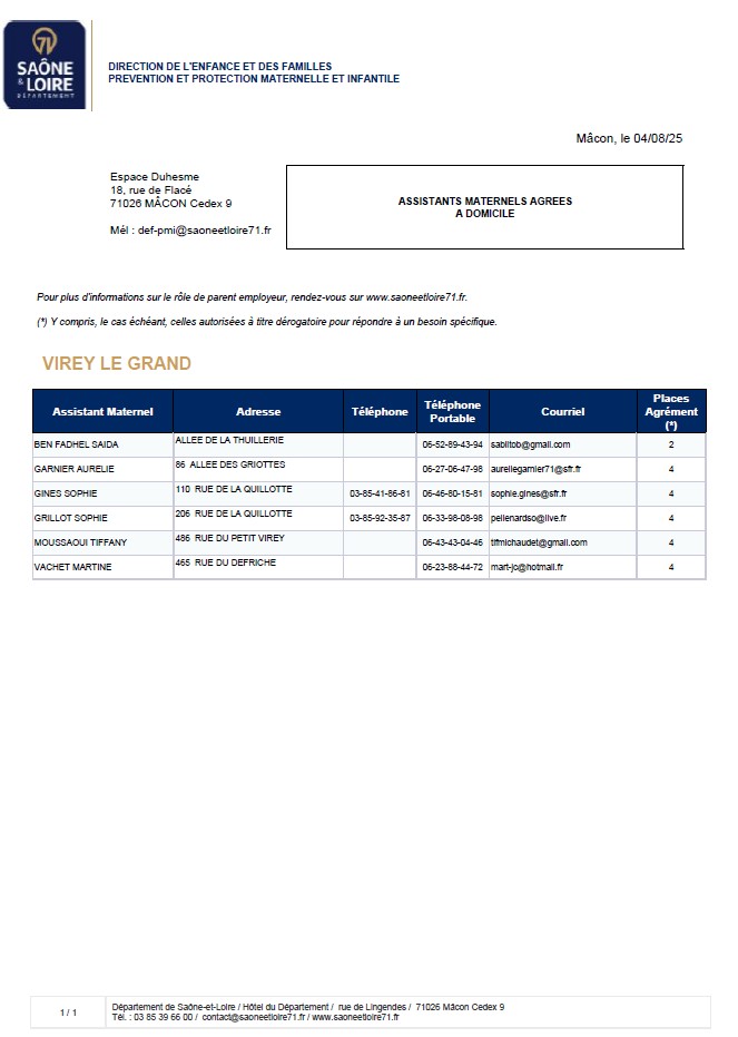 ASSISTANTS MATERNELS