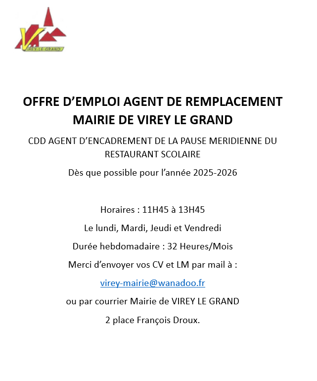 Offre d'emploi