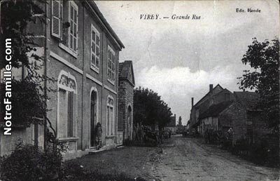 carte postale ancien virey